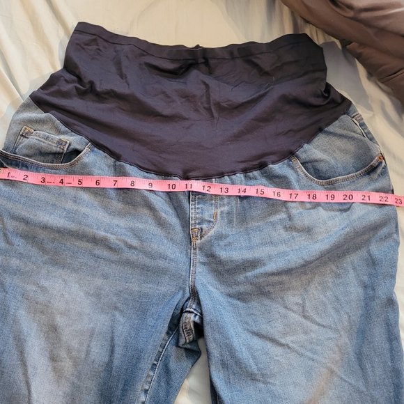 18 Short Old Navy Maternity Skinny Full Panel Jeans - Picture 8 of 9
